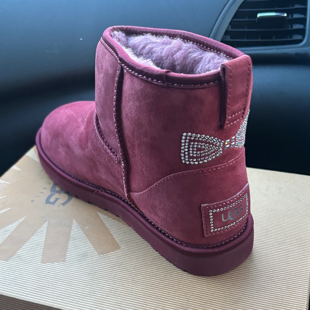 UGG x Swarovski Women's Ruby Suede Winter Boots